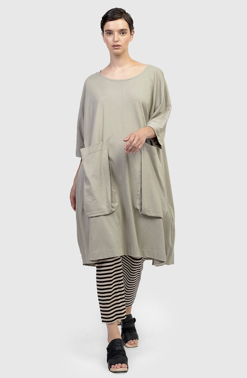 Sage Urban Jersey Tulip Dress