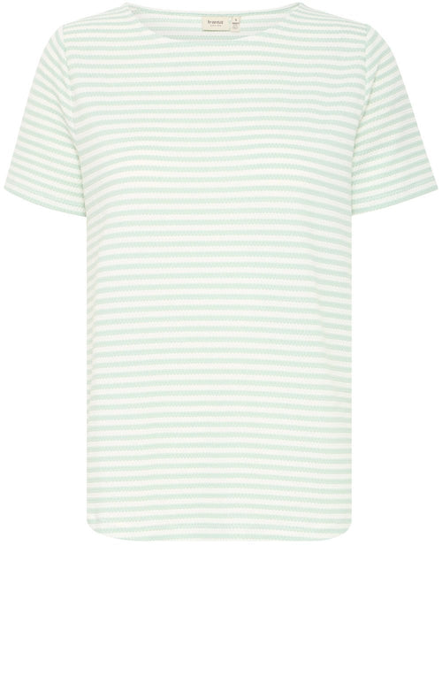 Frosty Green Textured Jersey T Shirt