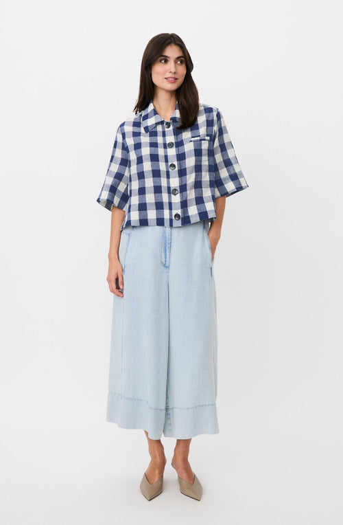 Isariel Gingham Print Shirt