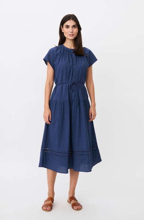 Othria Blue Textured Dress