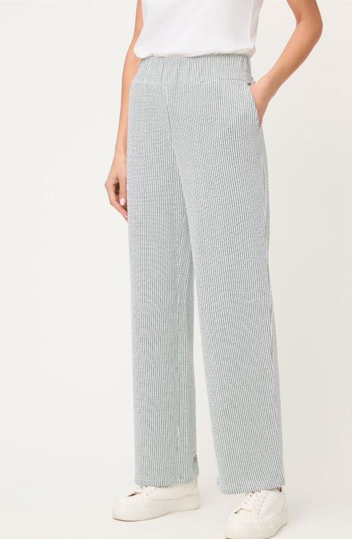 Neo Safari Khaki Pin Striped Anna Trousers