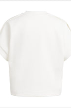 Off White Short Sleeved Sweatshirt