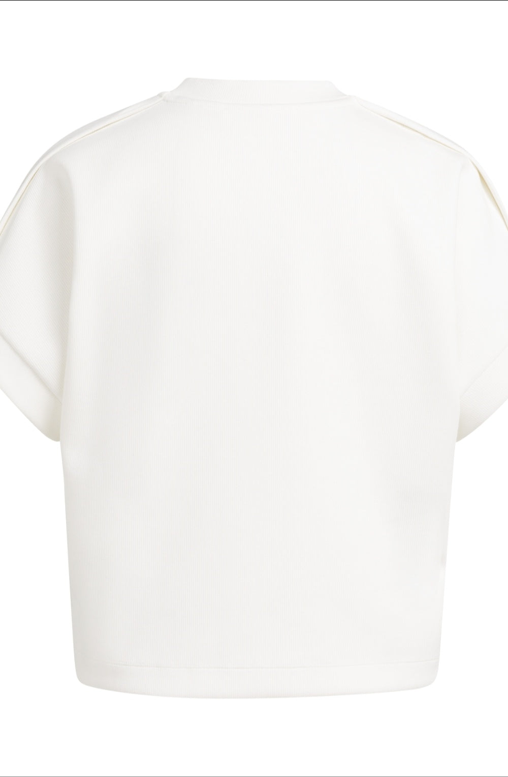Off White Short Sleeved Sweatshirt