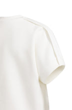 Off White Short Sleeved Sweatshirt