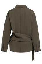 Slate Black Brown Tie Design Shirt