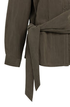 Slate Black Brown Tie Design Shirt
