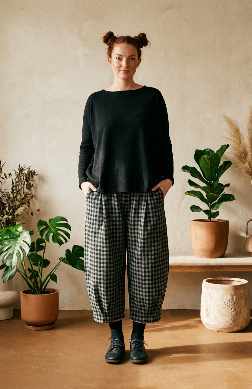Nero Martis Black Soft Knit Jumper