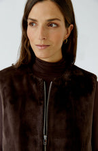 Chocolate Torte Faux Fur Waistcoat