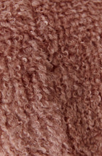 Rose Fluffy Faux Sheep Skin Waistcoat