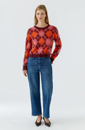 Bright Blue Denim Barrel Jeans