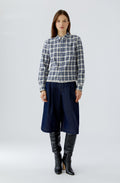 Blue & Cream Checked Shirt