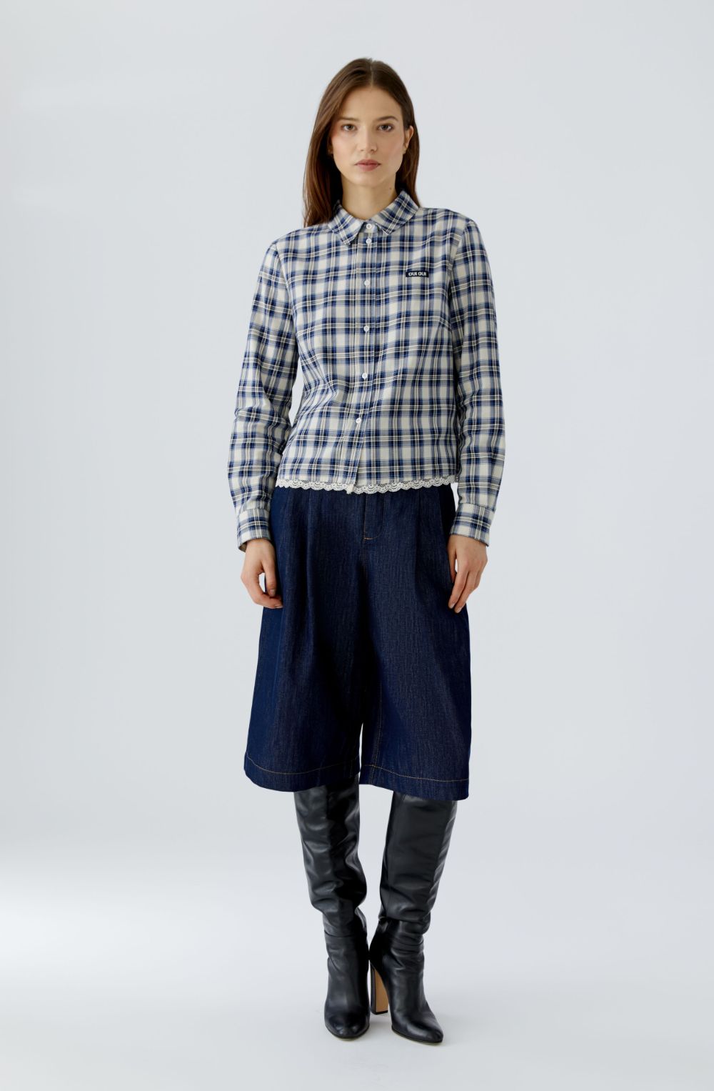 Blue & Cream Checked Shirt