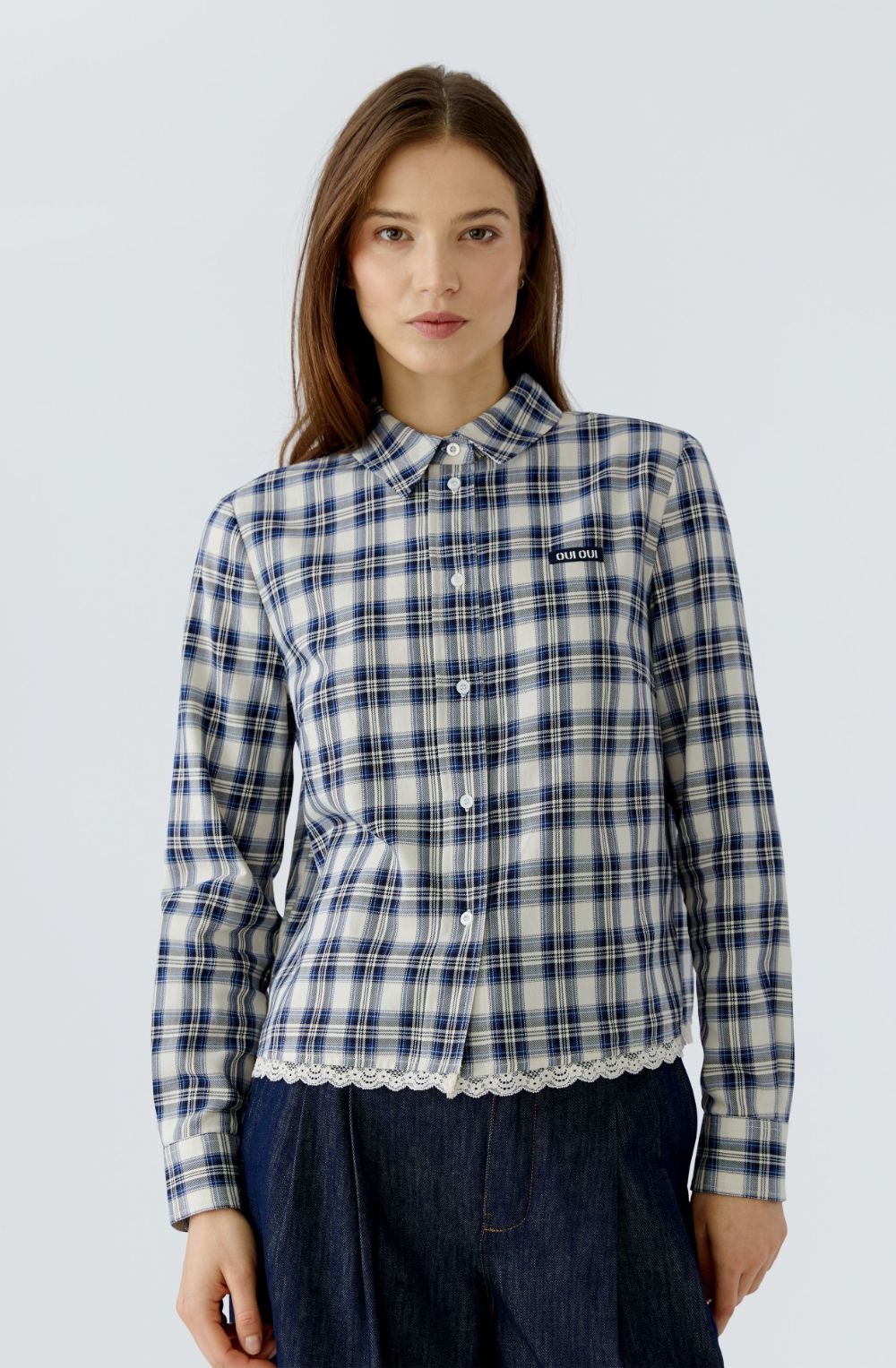 Blue & Cream Checked Shirt