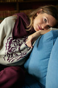 Light Stone and Bramble Berry Tiger Jumper