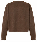 Slate Black Brown Angel Yarn Cardigan