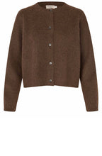 Slate Black Brown Angel Yarn Cardigan