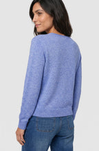 Cobalt Melange Round Neck Henny Jumper