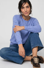 Cobalt Melange Round Neck Henny Jumper