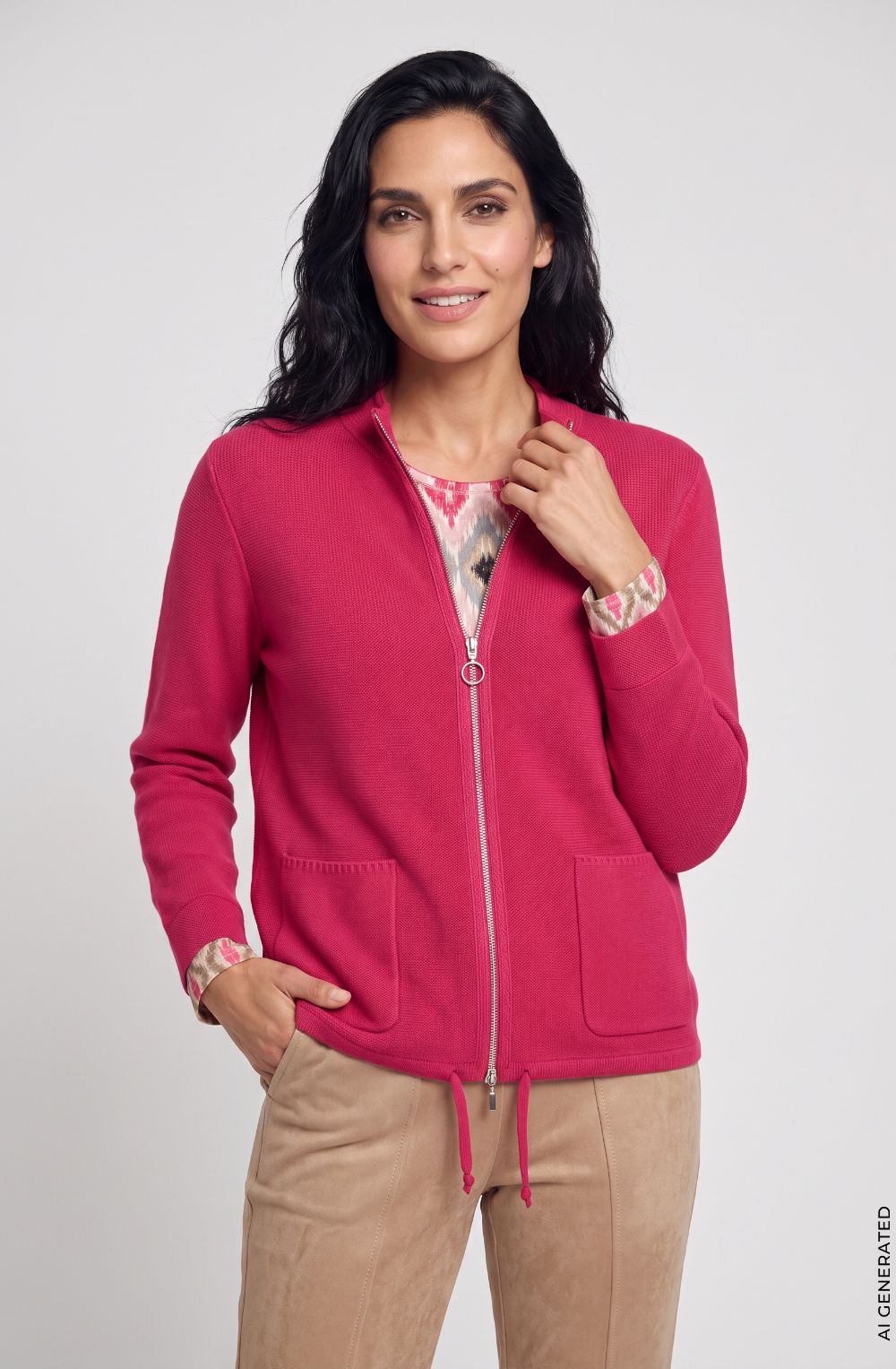 Redberry Drawstring Henny Cardigan