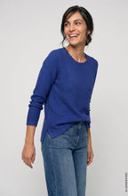 Cobalt Blue Horizontal Knit Henny Jumper