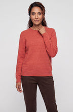 Sienna Red Textured Knit Henny Jumper