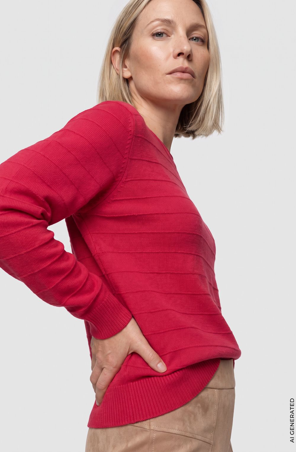 Redberry Textured Knit Henny Jumper