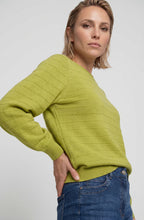 Wild Lime Textured Knit Henny Jumper