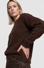 Coffee Bean Feather Knit Henny Jumper