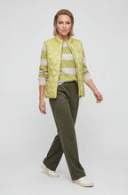 Wild Lime Striped Relaxed Fit Henny Jumper