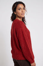 Sienna Red Bucle Knit Henny Jumper