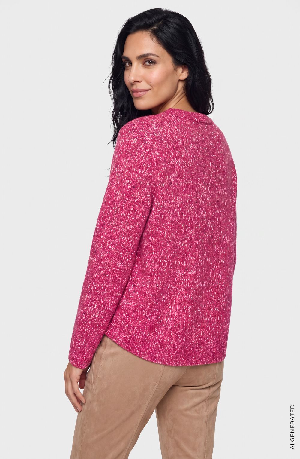 Redberry Melange Chunky Knit Cora Jumper