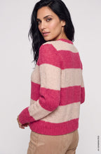 Redberry Stripe Chunky Knit Oversized Cora Jumper