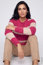 Redberry Stripe Chunky Knit Oversized Cora Jumper