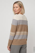Hazelnut Colour Block Jumper