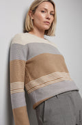 Hazelnut Colour Block Jumper