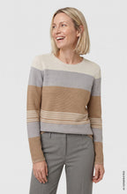 Hazelnut Colour Block Jumper