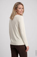Almond Beige Long Sleeved Jersey Top