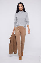 Pearl Grey Turtleneck Edda Jersey Top