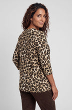 Coffee Bean Animal Print Edda Top