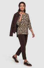 Coffee Bean Animal Print Edda Top
