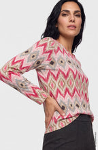 Redberry Abstract Design Hannah Jersey Top