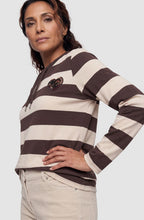 Coffee Bean Striped Henny Sweatshirt