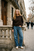 Java Fine Knit Round Neck Jumper