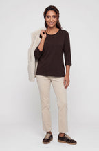 Almond Beige Straight Leg Corduroy Lisa Trousers