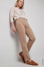 Hazelnut Straight Leg Corduroy Lisa Trousers