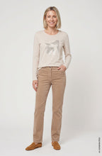 Hazelnut Straight Leg Corduroy Lisa Trousers