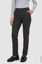 Anthracite Melange Pia Slim Fit Jersey Trousers