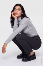 Anthracite Melange Pia Slim Fit Jersey Trousers