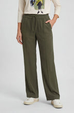 Olive Green Wide Leg Anna Trousers