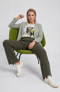 Olive Green Wide Leg Anna Trousers